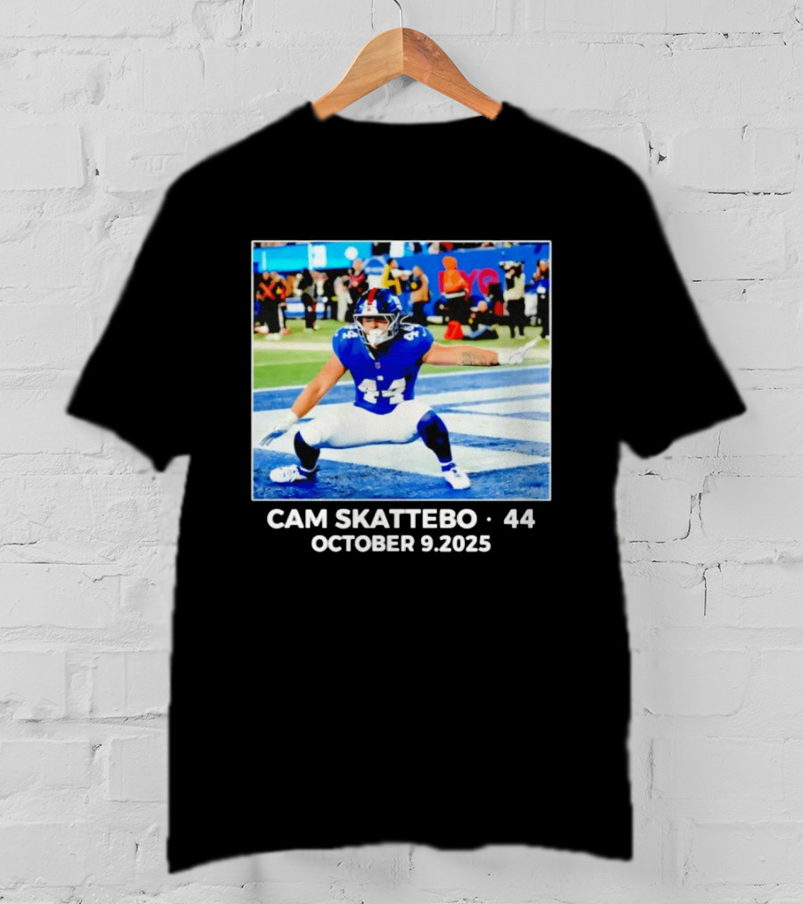 Cam Skattebo 44 October 9 2025 Football Action T-Shirt