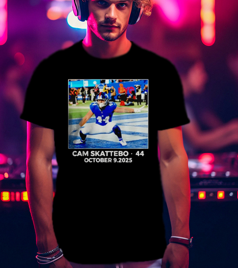 Cam Skattebo 44 October 9 2025 Football Action T-Shirt