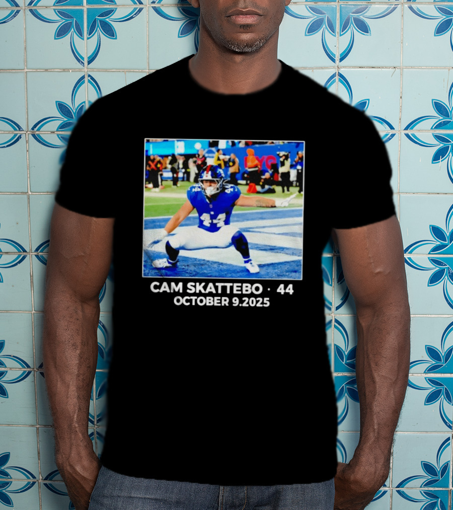 Cam Skattebo 44 October 9 2025 Football Action T-Shirt