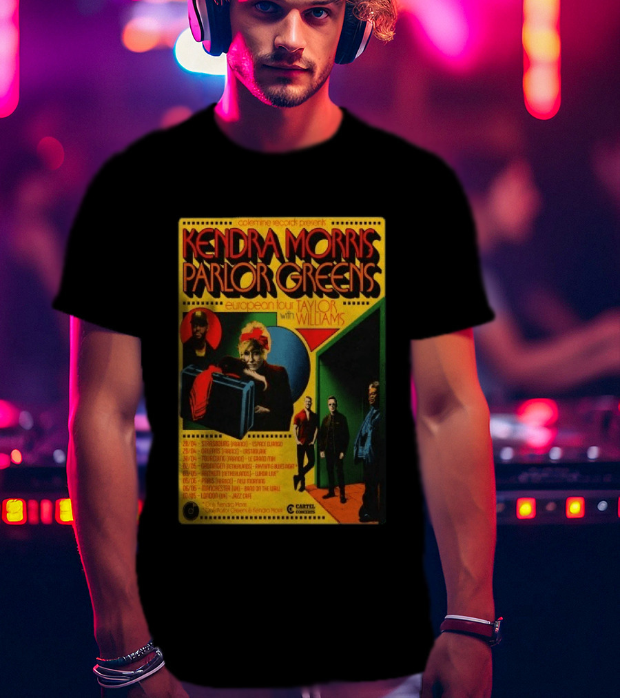 Kendra Morris Parlor Greens European Tour Taylor With Williams 2026 T-Shirt