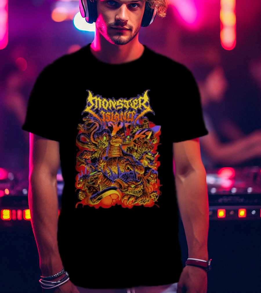 Monster Island Metalcropolis Godzilla Kaiju Battle T-Shirt