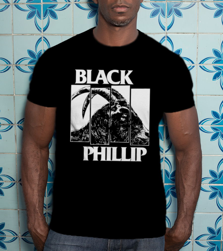 Black Phillip The Witch Goat Black Flag T-Shirt