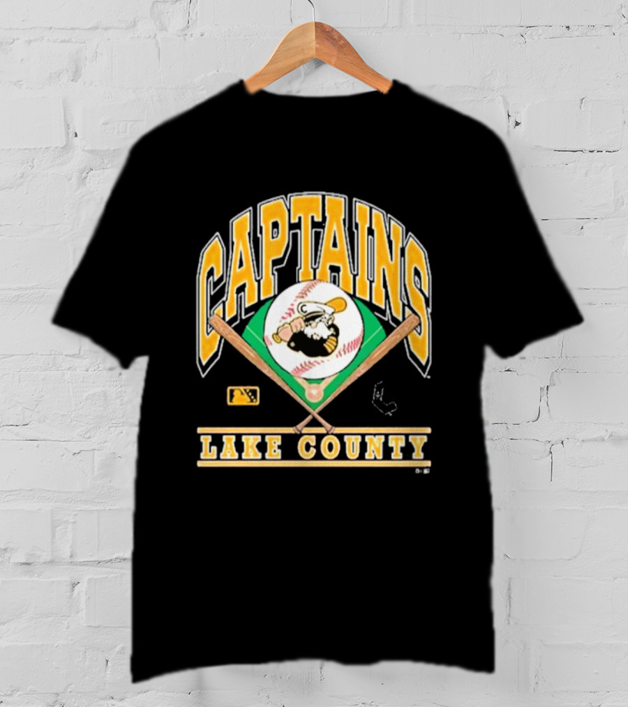 Lake County Captains Baseball Summit Sportswear MLB Team Merchandise T-Shirt