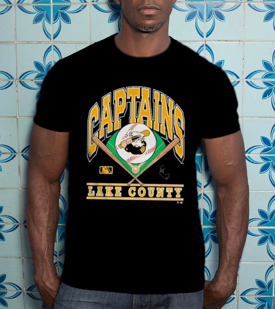 Lake County Captains Baseball Summit Sportswear MLB Team Merchandise T-Shirt