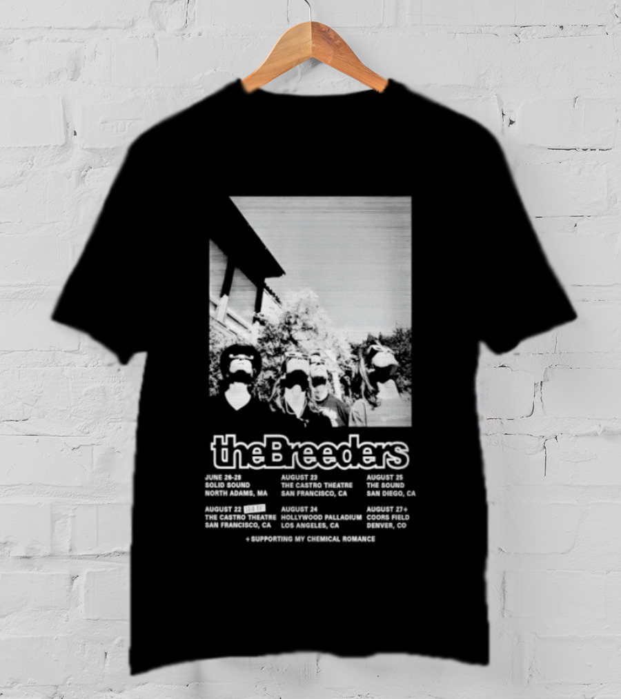 The Breeders 2026 Tour With Eindhoven Dublin Amsterdam Paris London Dates T-Shirt