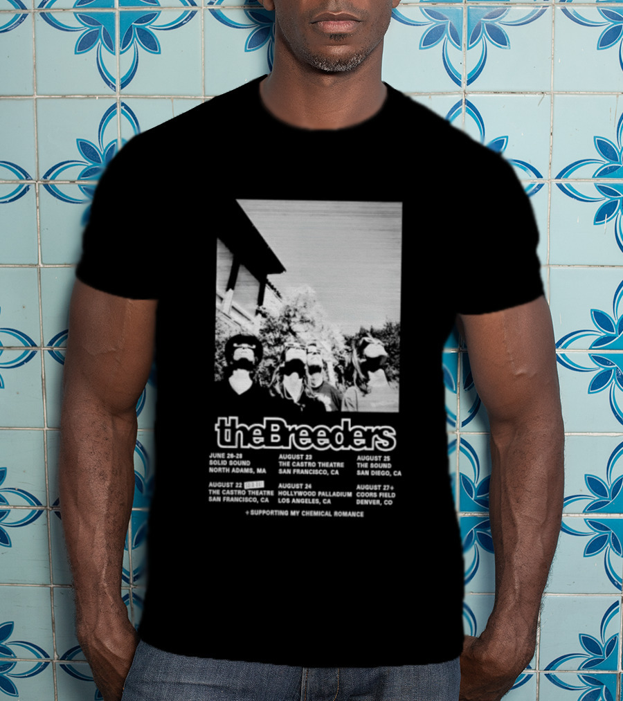 The Breeders 2026 Tour With Eindhoven Dublin Amsterdam Paris London Dates T-Shirt