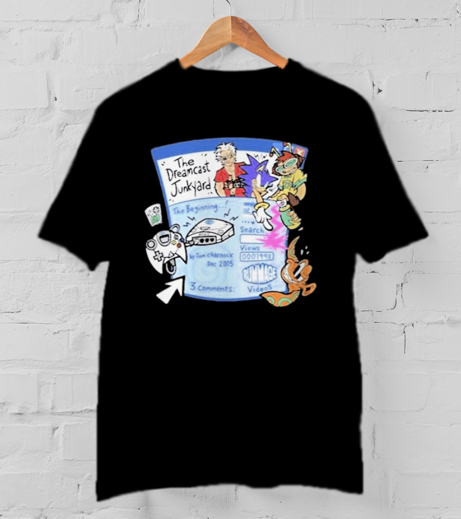 The Dreamcast Junkyard Animated AF Dec 2005 Tom Charnock Rummage Videos T-Shirt