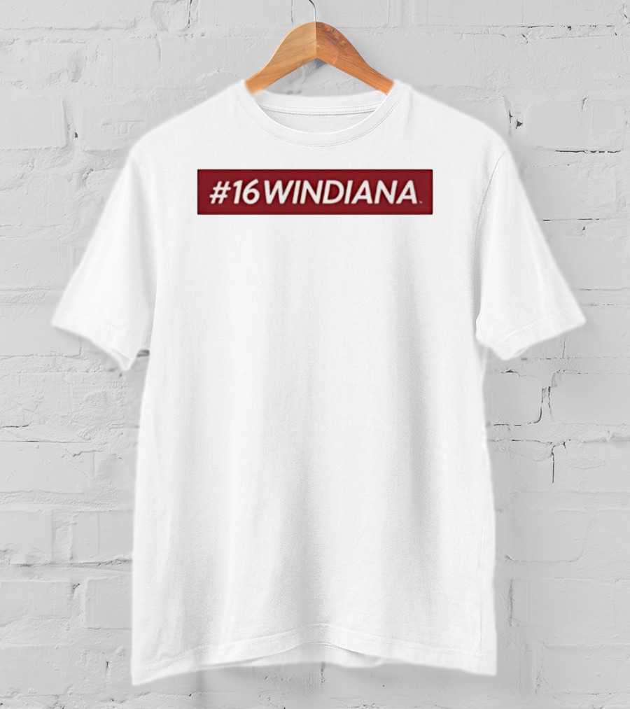 #16WINDIANA Indiana Hoosiers Basketball Fan Gear T-Shirt