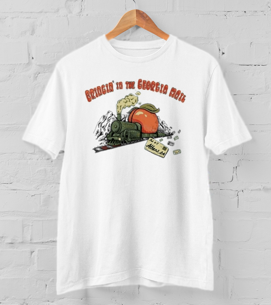Bringing In The Georgia Mail Train Peach Athens T-Shirt