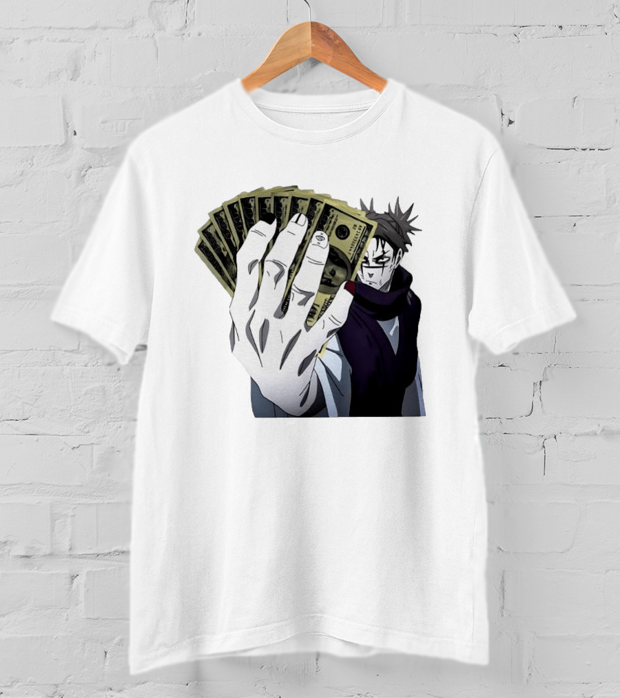 Choso Jujutsu Kaisen Money Fan Anime T-Shirt
