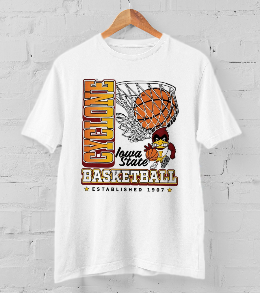 Iowa State Cyclones Basketball Est 1907 Vintage Cyclone T-Shirt