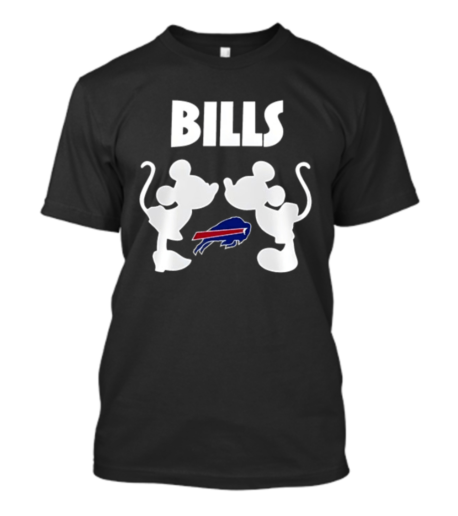 Buffalo Bills Mickey Mouse Valentine Day Together 20 T-Shirt