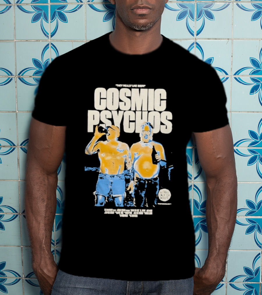 Cosmic Psychos I Really Like Beer Tour 2013 Australia T-Shirt