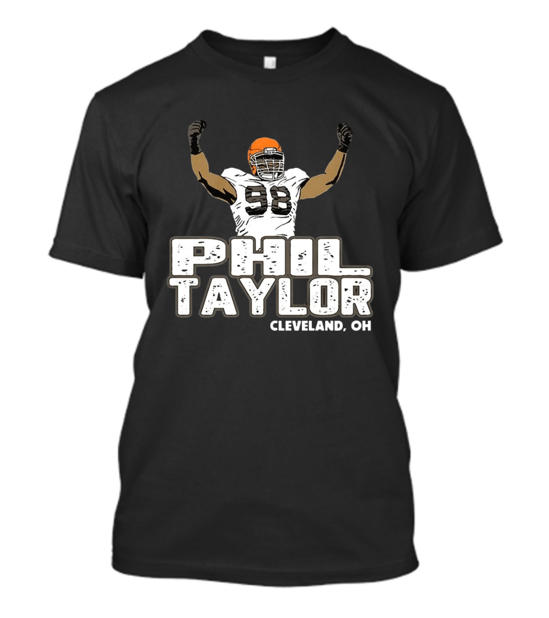 Phil Taylor Cleveland OH Player Number 98 T-Shirt