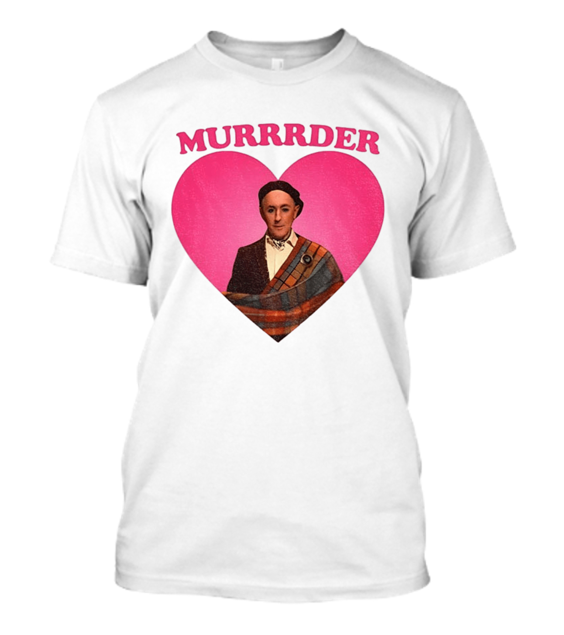 Alan Cumming Murrrder Heart Pink Love The Traitors TV Show T-Shirt