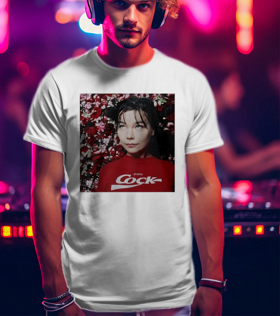 Bjork Enjoy Cock Vintage Inspired 2023 Floral T-Shirt