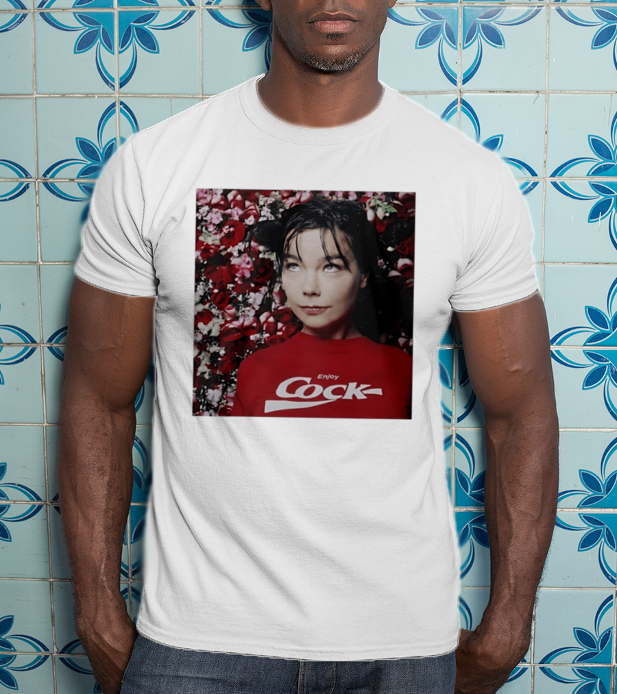 Bjork Enjoy Cock Vintage Inspired 2023 Floral T-Shirt
