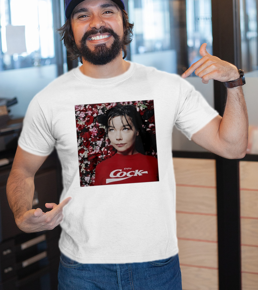 Bjork Enjoy Cock Vintage Inspired 2023 Floral T-Shirt