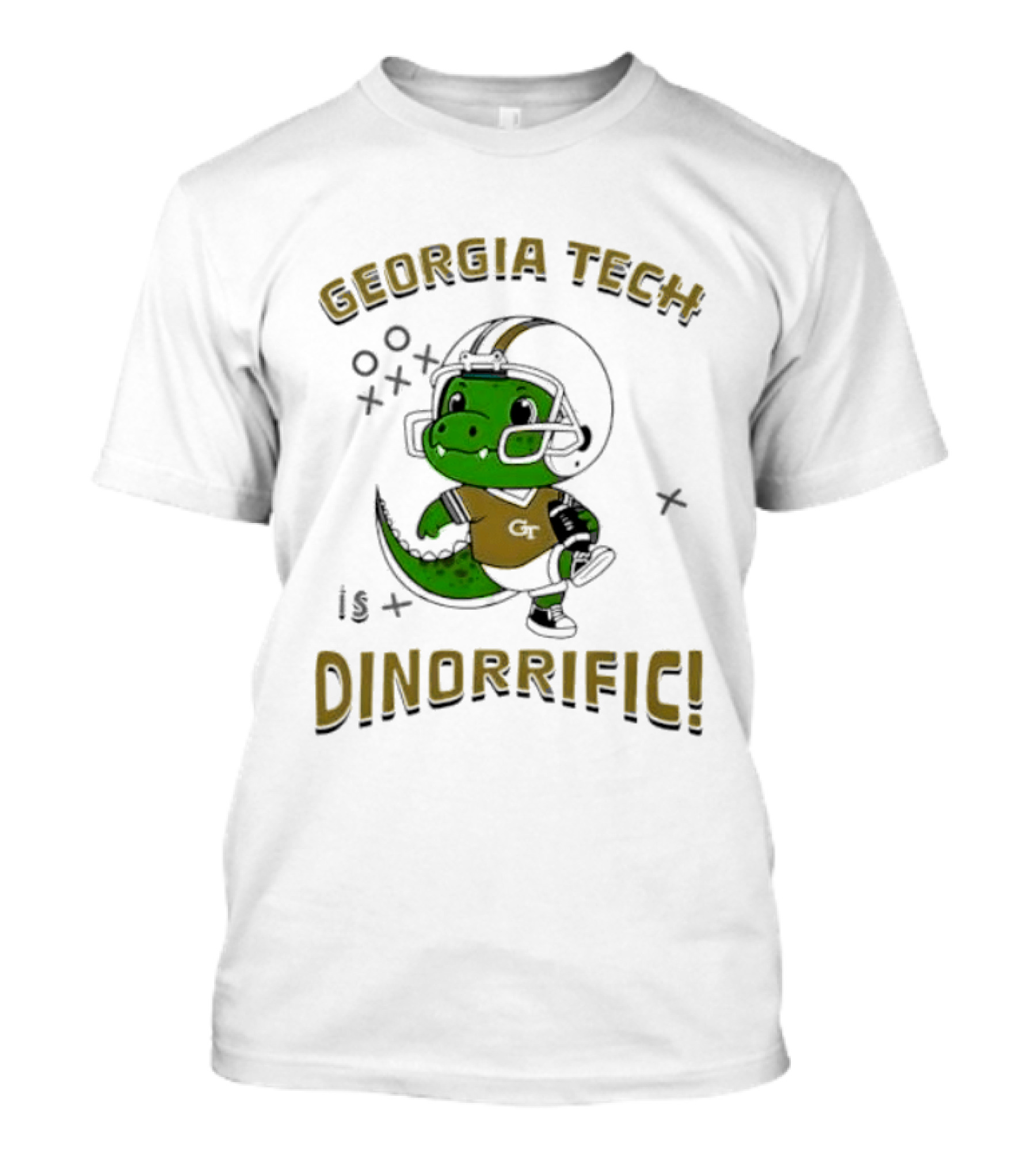 Georgia Tech Dino Football Fun Dinorrific T-Shirt