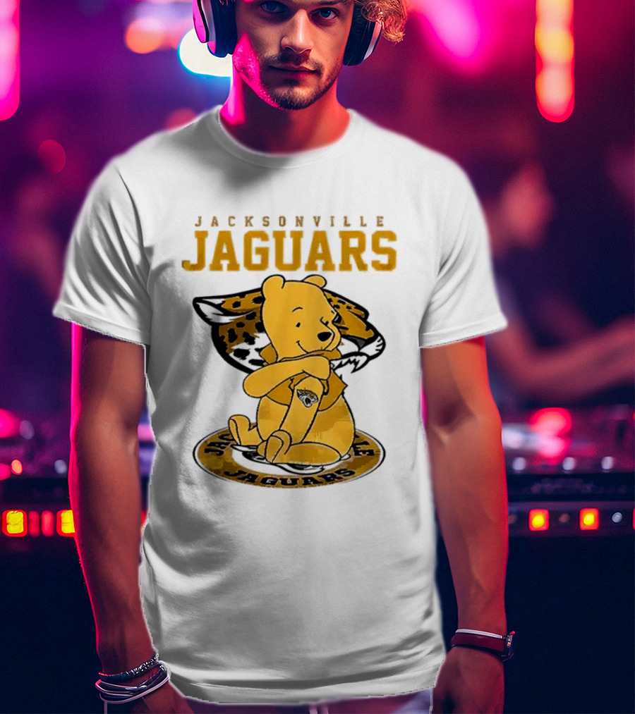 Jacksonville Jaguars Winnie The Pooh 100th Anniversary Collaboration T-Shirt