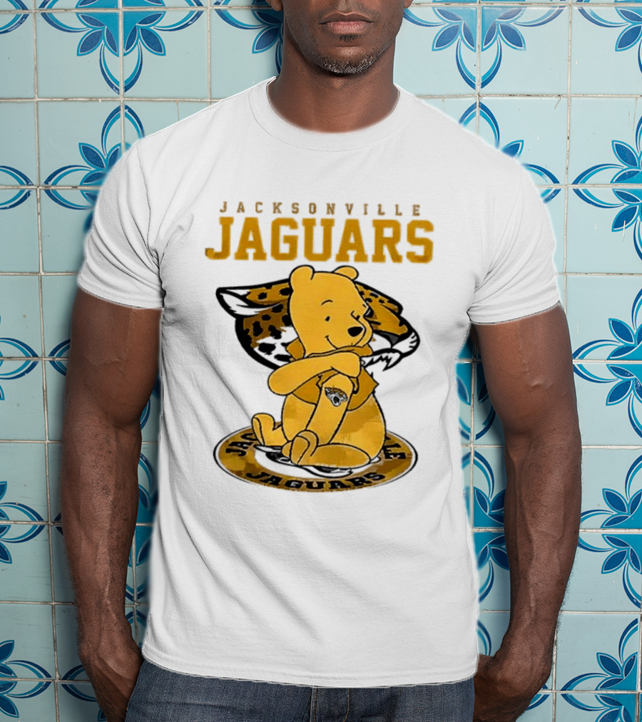 Jacksonville Jaguars Winnie The Pooh 100th Anniversary Collaboration T-Shirt