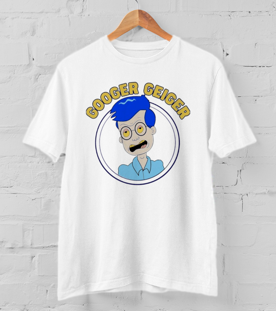 Kevin French Googer Geiger Blue Hair T-Shirt