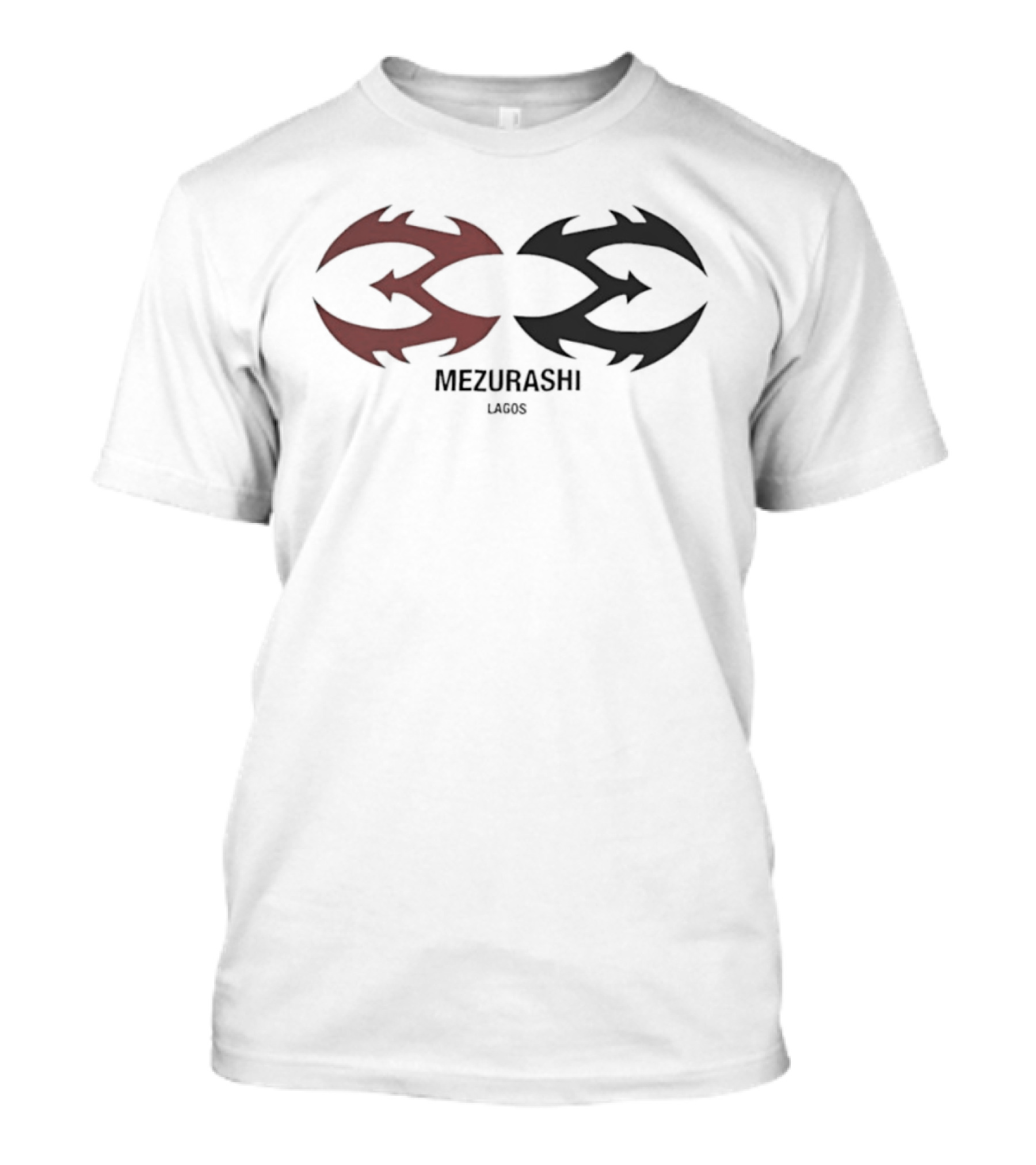Mezurashi Lagos Red Black Tribal T-Shirt