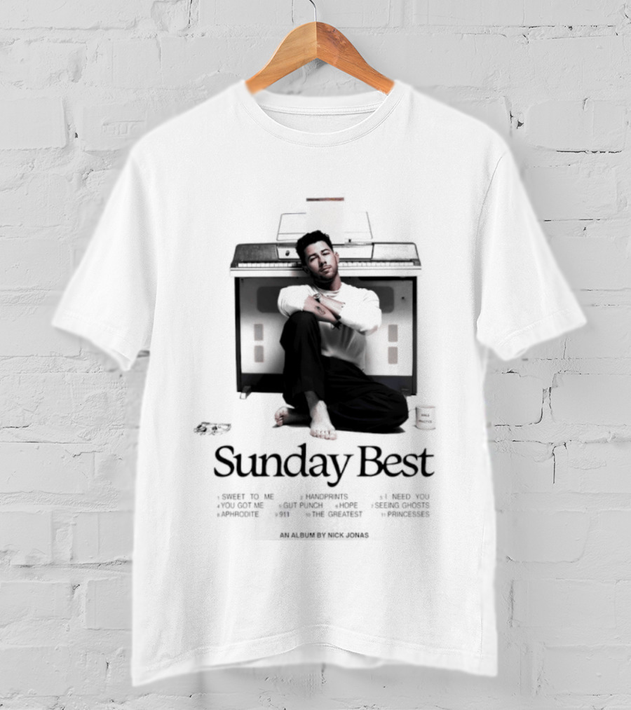 Sunday Best Nick Jonas Tracklist T-Shirt
