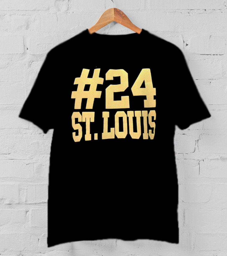 #24 St. Louis Sports Team Jersey T-Shirt