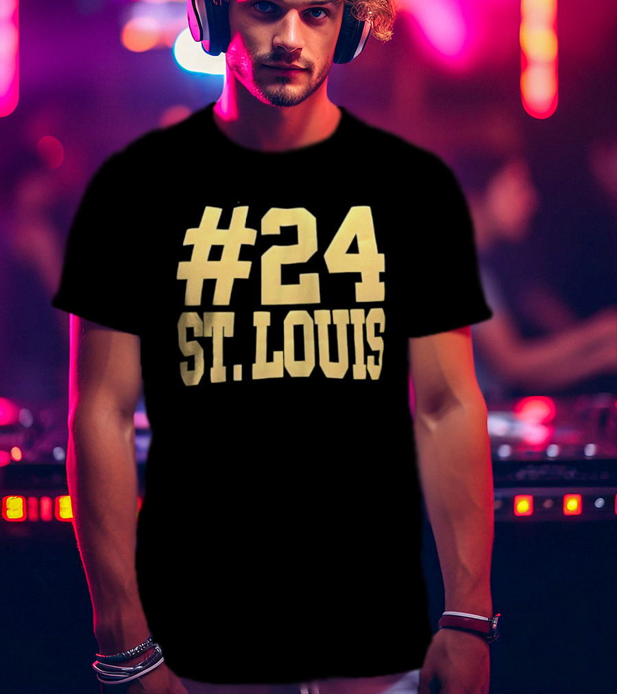 #24 St. Louis Sports Team Jersey T-Shirt