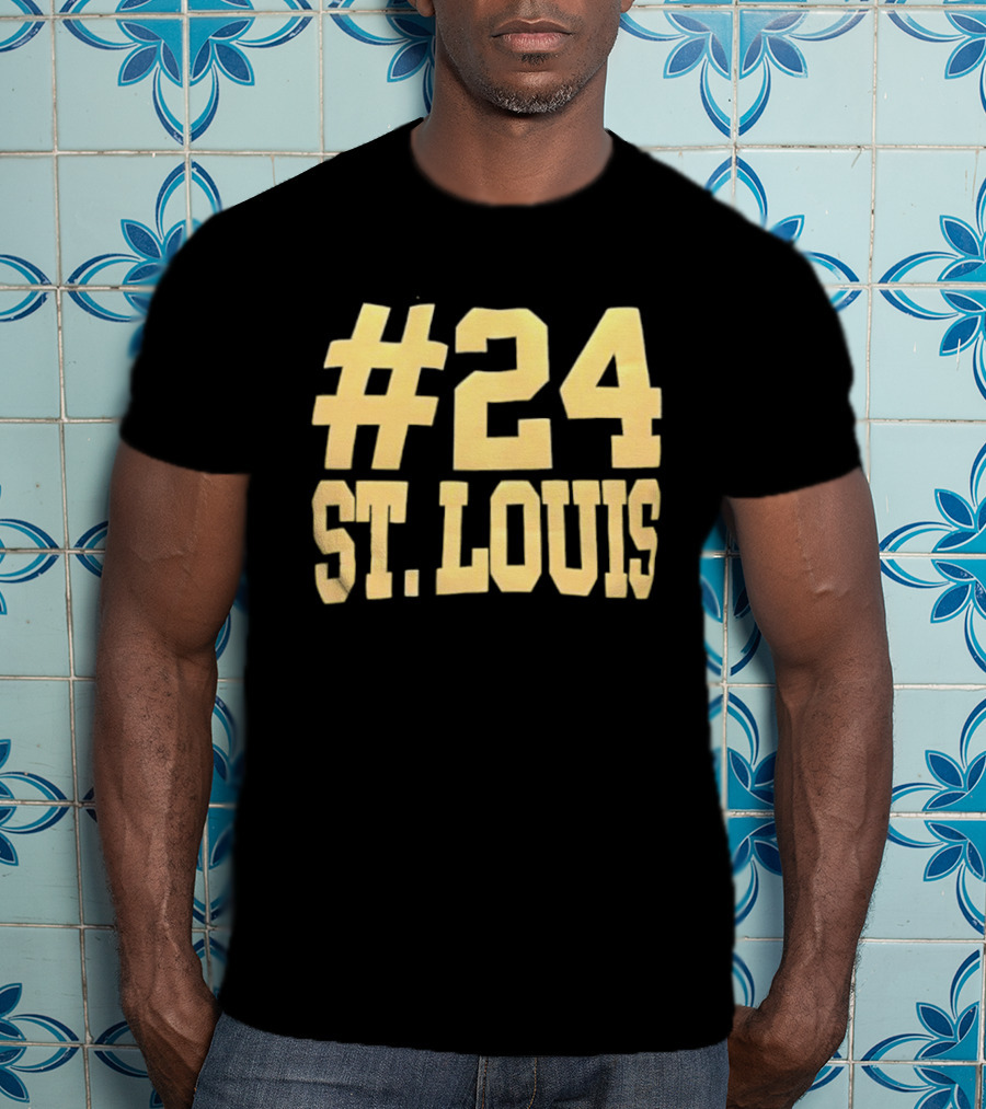 #24 St. Louis Sports Team Jersey T-Shirt