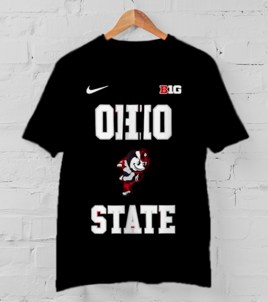 Ohio State Buckeyes Mascot Nike Big Ten 2026 Jim Jackson T-Shirt