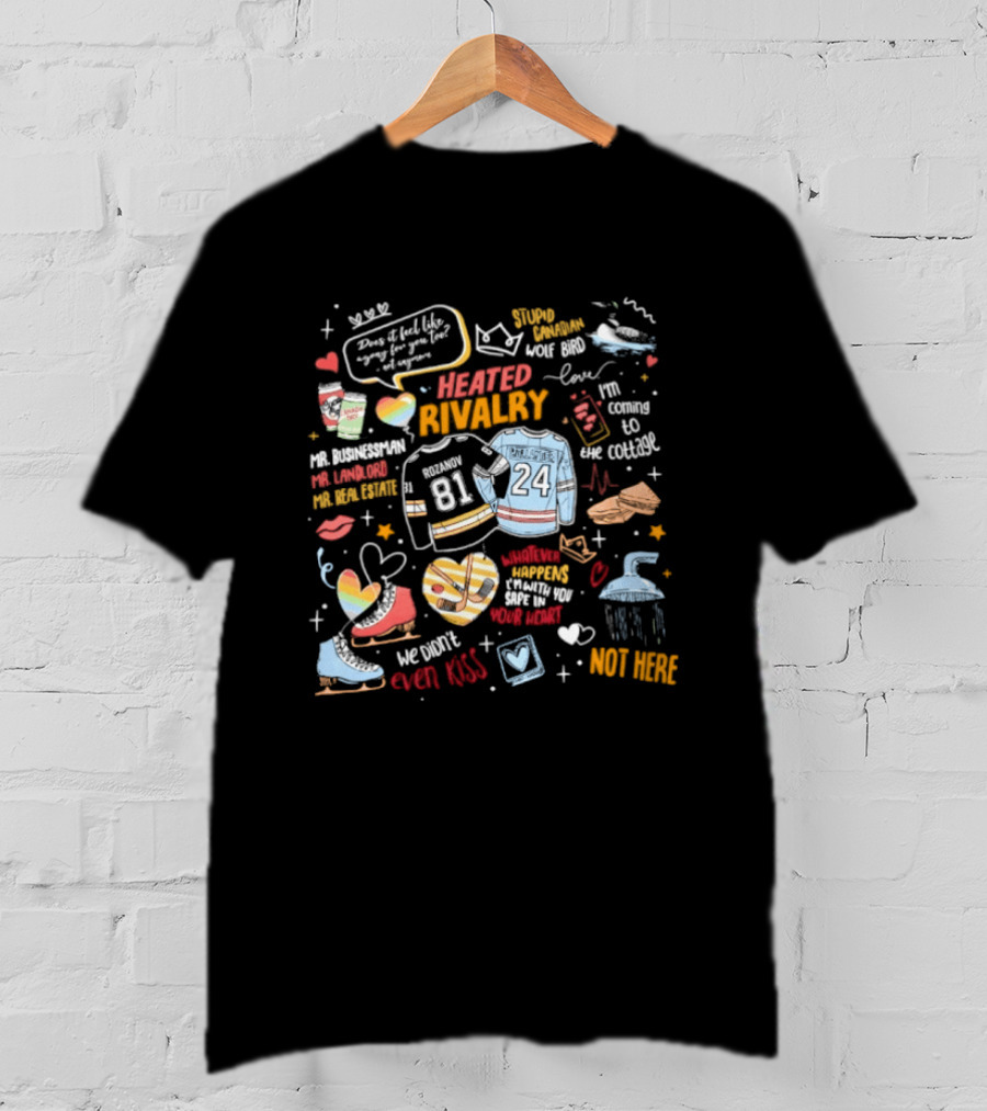 Heated Rivalry Mr.Businessman Love Confession 81 Vs 24 We Didn't Even Kiss Shower Not Here T-Shirt