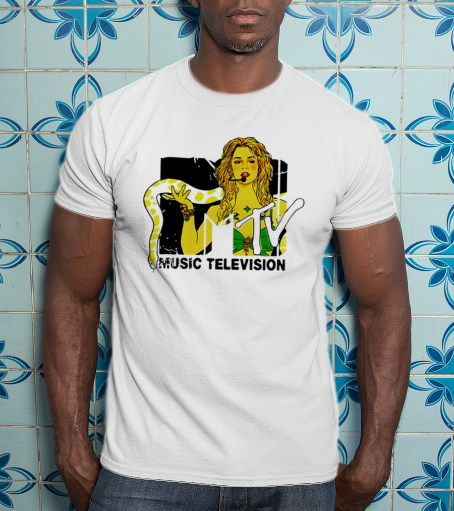 Britney Spears MTV Music Television Snake T-Shirt