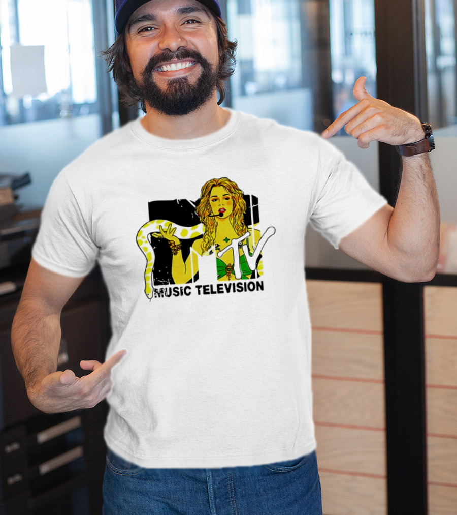 Britney Spears MTV Music Television Snake T-Shirt