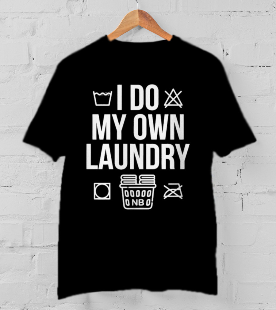 Nate Bargatze I Do My Own Laundry Iconic Laundry T-Shirt