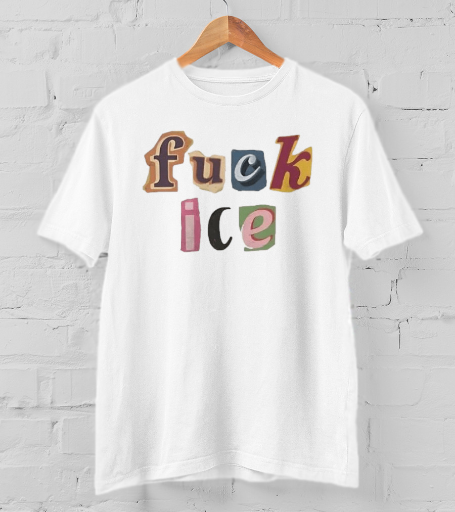 Fuck Ice Collage T-Shirt