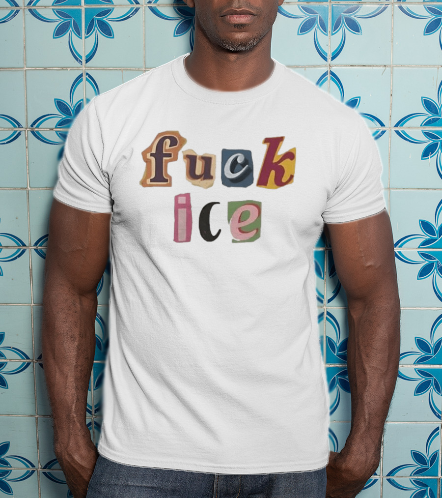 Fuck Ice Collage T-Shirt