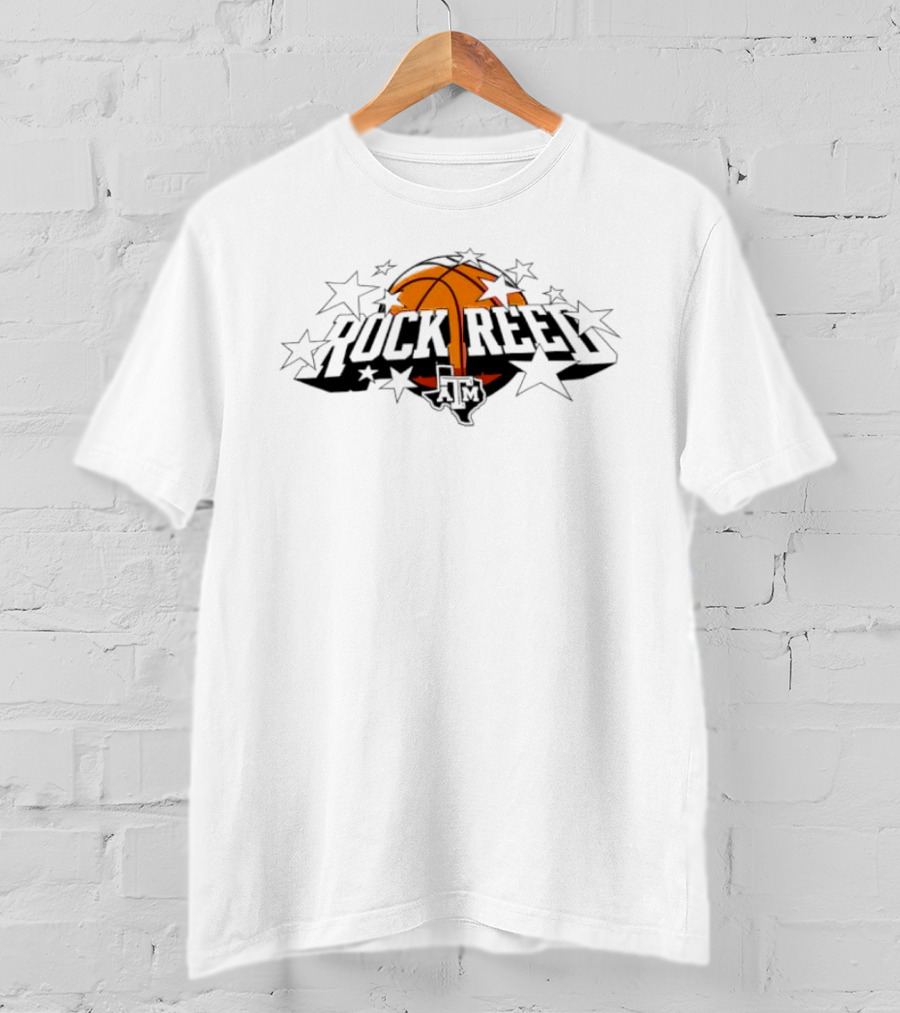 Rock Reed Texas A&M Aggies Basketball Stars T-Shirt