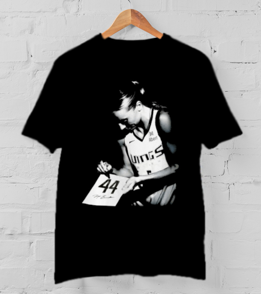 Paige Bueckers 44 Dallas Wings Basketball Women's Team Jersey T-Shirt