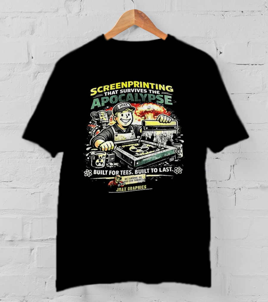 Screenprinting Apocalypse Built To Last T-Shirt