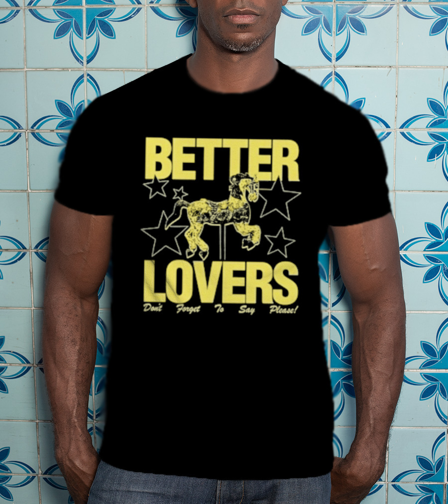 Better Lovers Say Please Stars Carousel T-Shirt