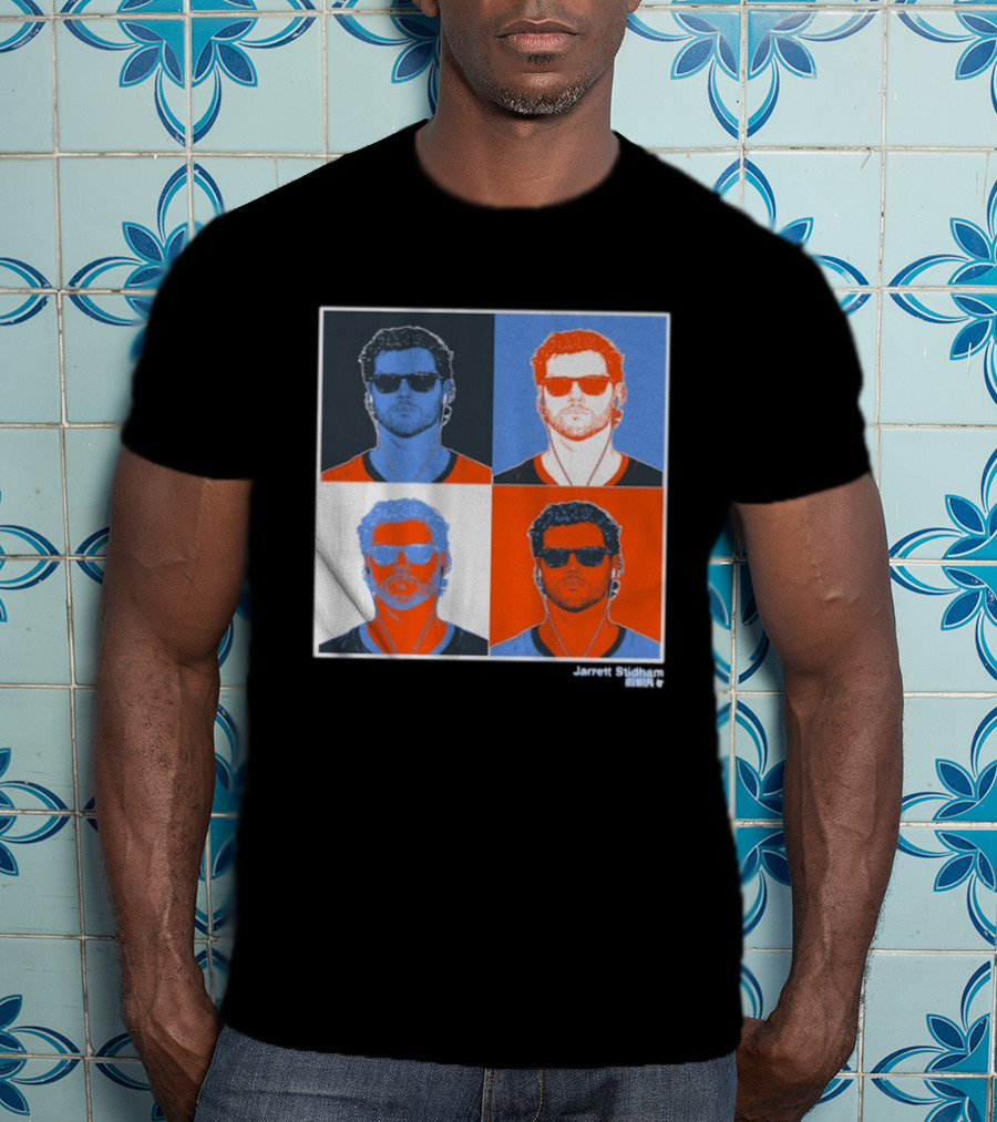 Jarrett Stidham Pop Art Style Sunglasses Quadrant T-Shirt