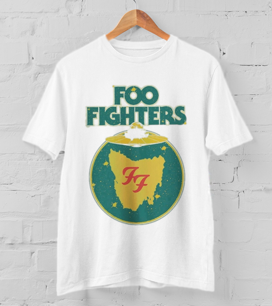 Foo Fighters Australia Tasmania 2026 Utas Stadium January 24 UFO Australia T-Shirt