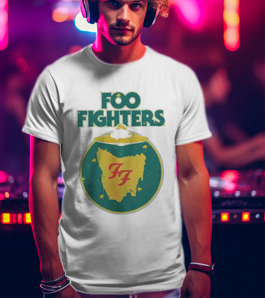 Foo Fighters Australia Tasmania 2026 Utas Stadium January 24 UFO Australia T-Shirt