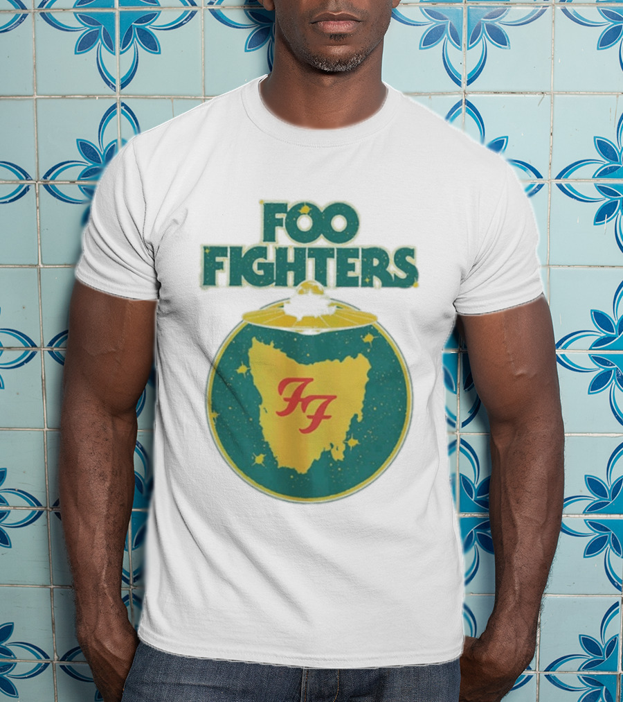 Foo Fighters Australia Tasmania 2026 Utas Stadium January 24 UFO Australia T-Shirt