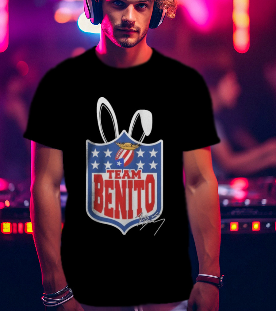 Team Benito Football Stars Shield T-Shirt
