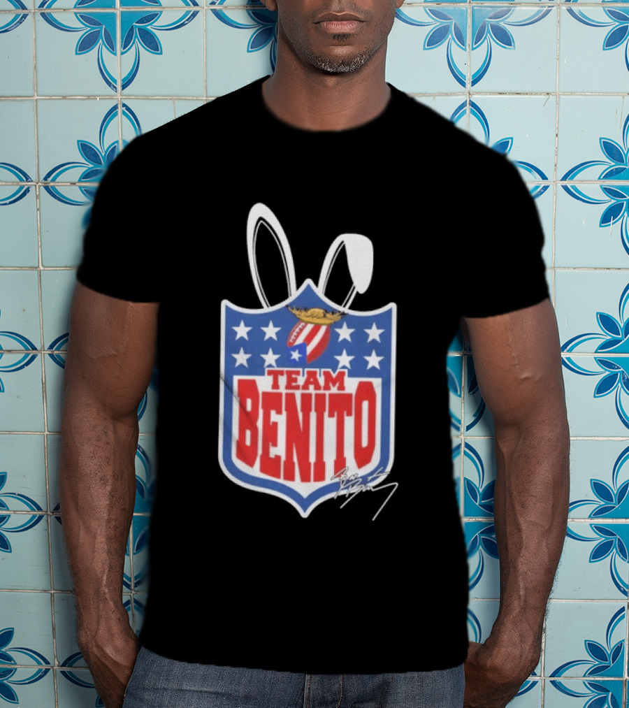 Team Benito Football Stars Shield T-Shirt