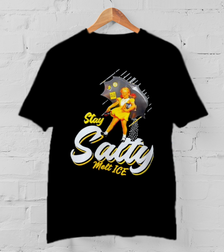 Stay Salty Melt Ice Umbrella Girl T-Shirt
