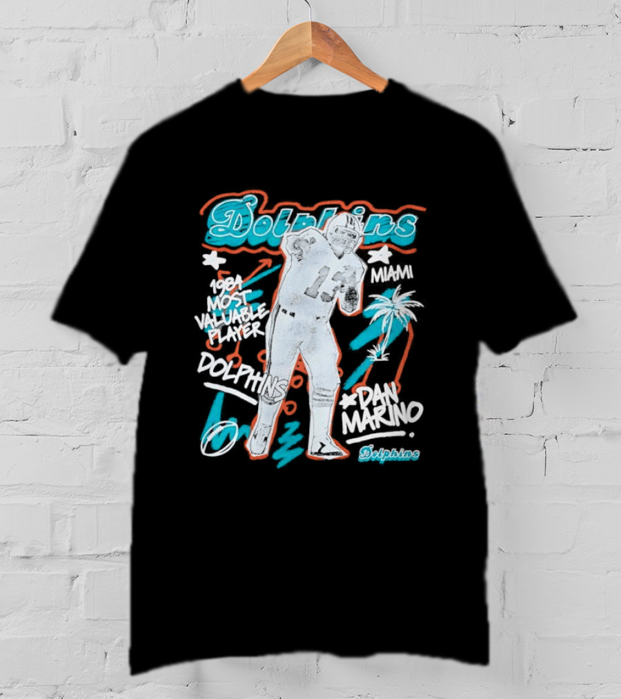 Dan Marino Dolphins MVP Miami 1984 Most Valuable Player T-Shirt